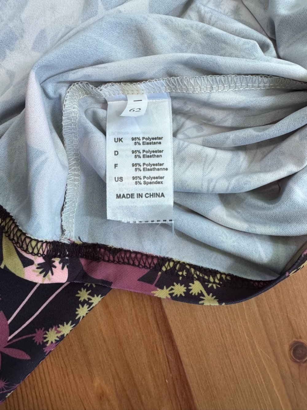 BAISHENGGT Apricot Floral 3/4 Sleeve Tunic Top Size 2XL New With Tags - Picture 8 of 9